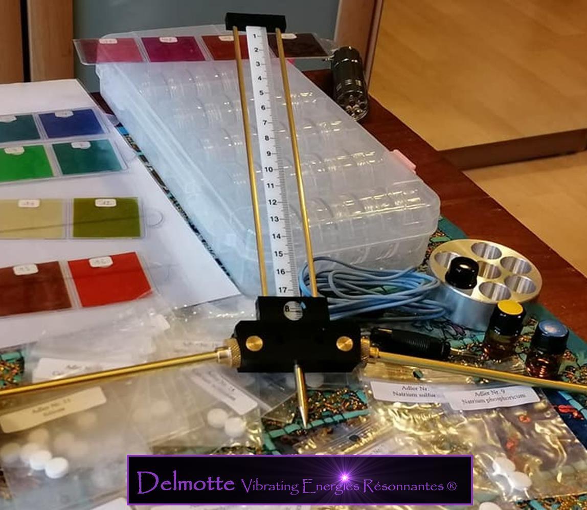 Lecher antenna in person training Anne-Marie Delmotte