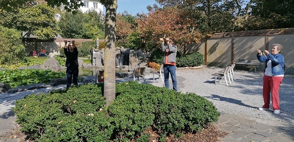 In person training course of which a part was outdoors